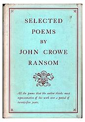 Poems Of John Crowe Ransom